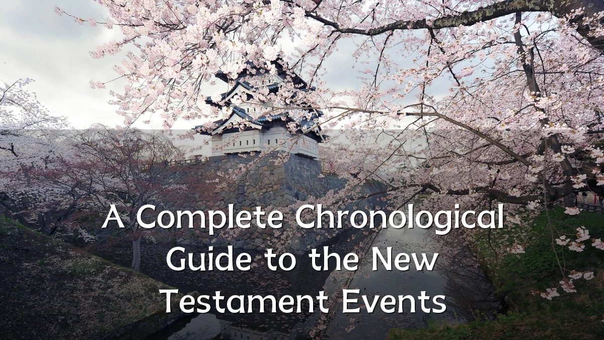 A Complete Chronological Guide to the New Testament Events
