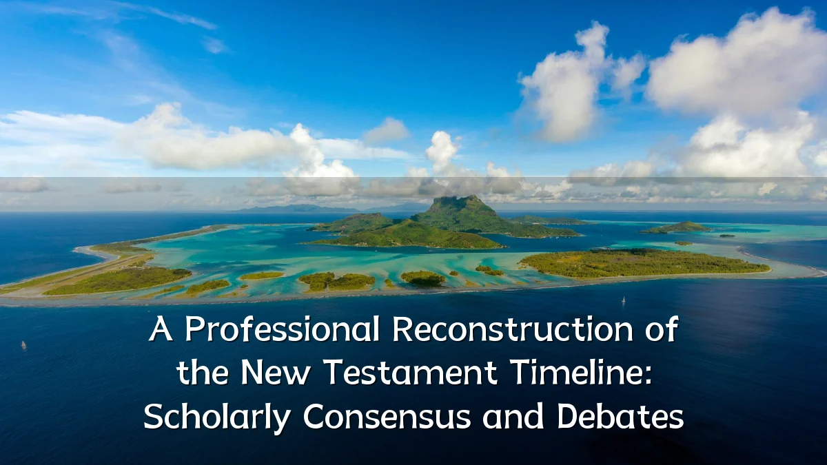 A Professional Reconstruction of the New Testament Timeline: Scholarly Consensus and Debates