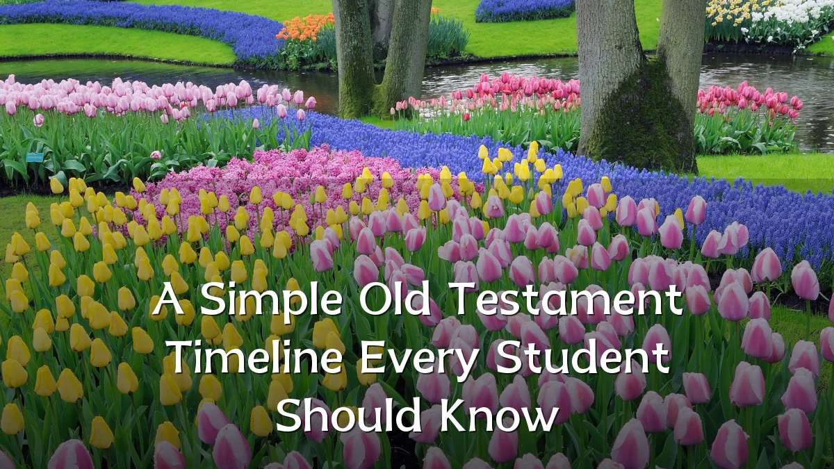 A Simple Old Testament Timeline Every Student Should Know