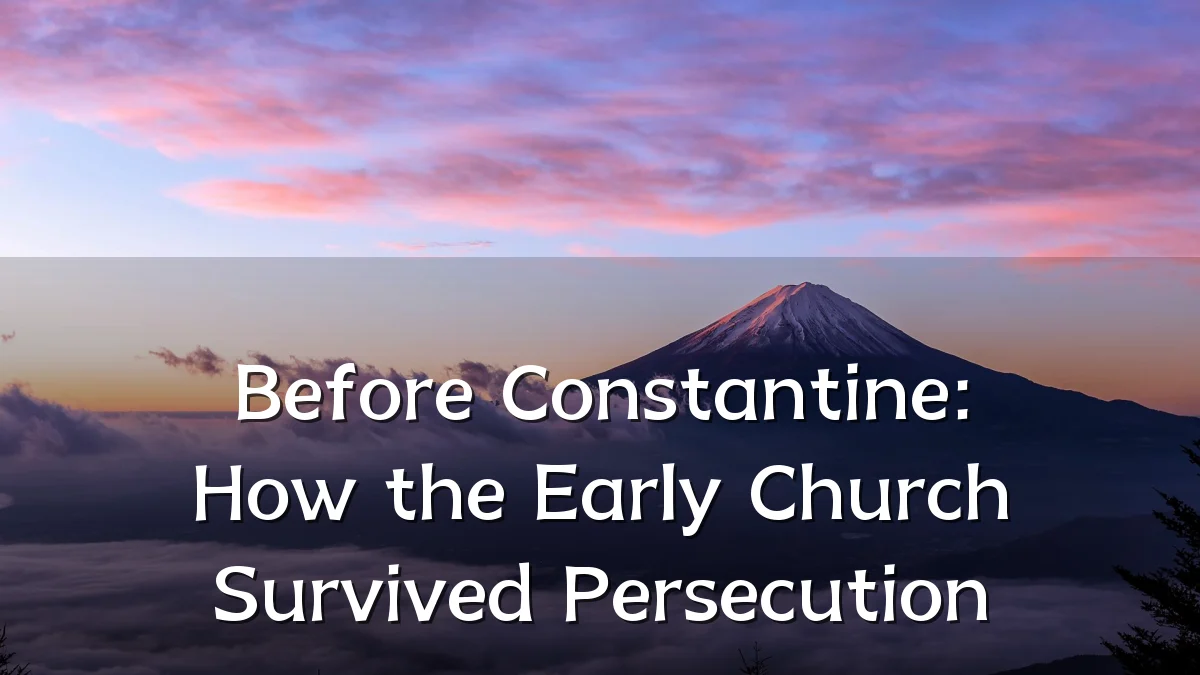 Before Constantine: How the Early Church Survived Persecution