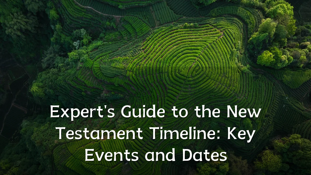 Expert's Guide to the New Testament Timeline: Key Events and Dates