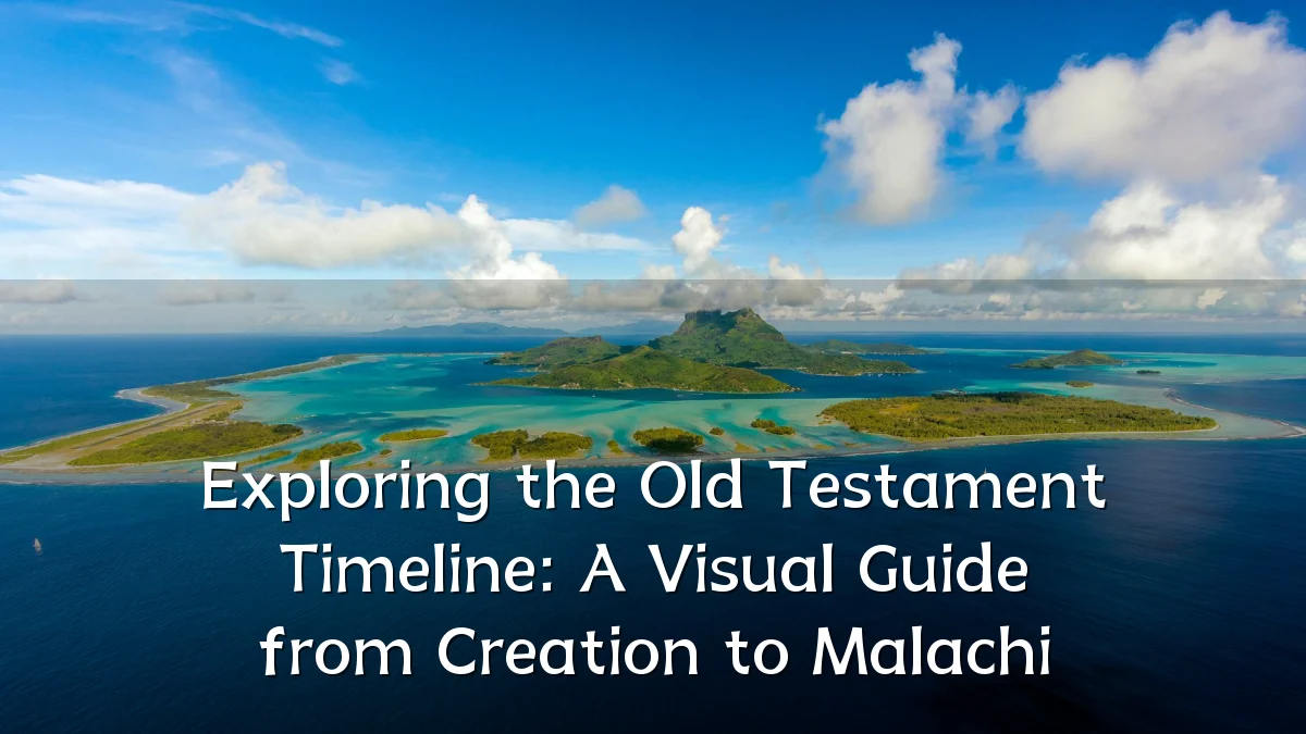 Exploring the Old Testament Timeline: A Visual Guide from Creation to Malachi