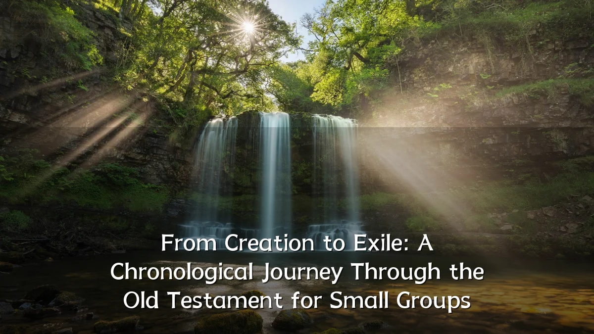 From Creation to Exile: A Chronological Journey Through the Old Testament for Small Groups