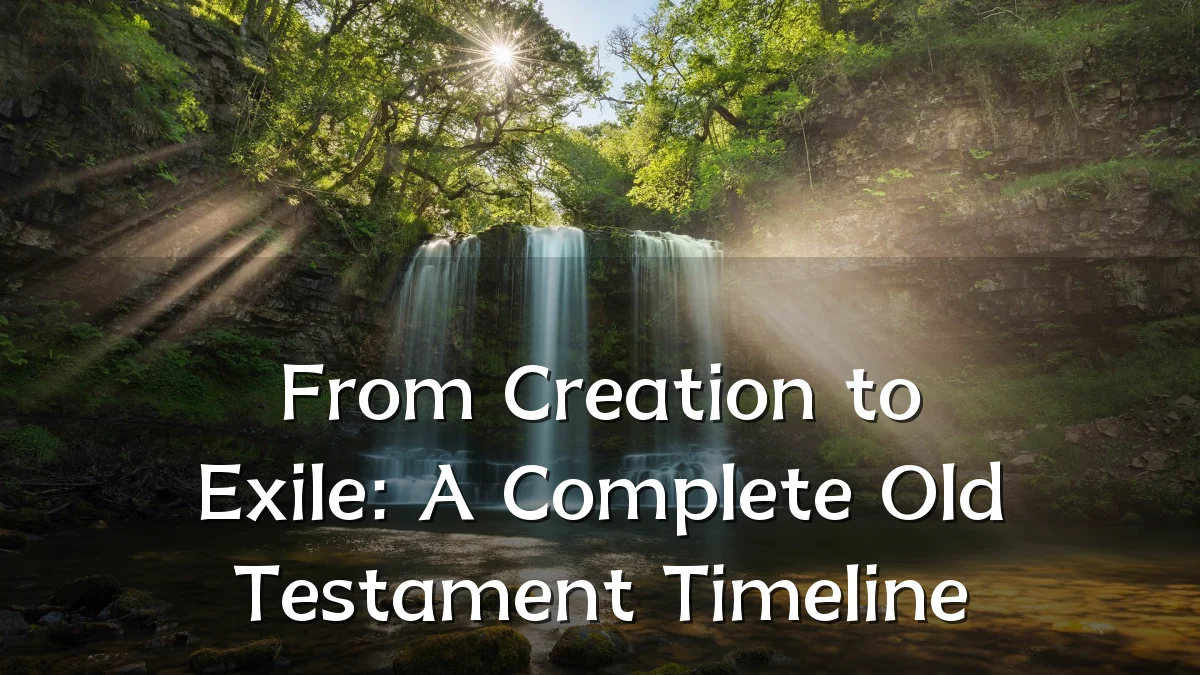 From Creation to Exile: A Complete Old Testament Timeline