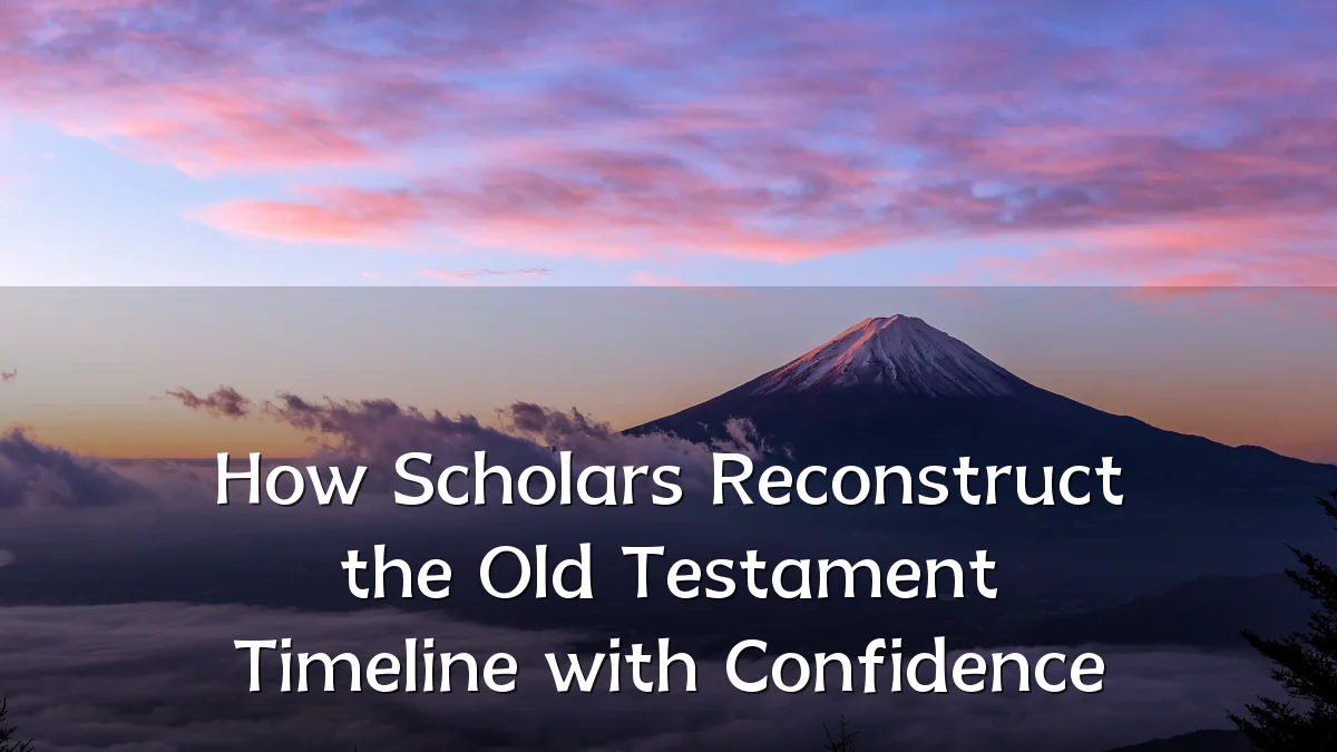 How Scholars Reconstruct the Old Testament Timeline with Confidence