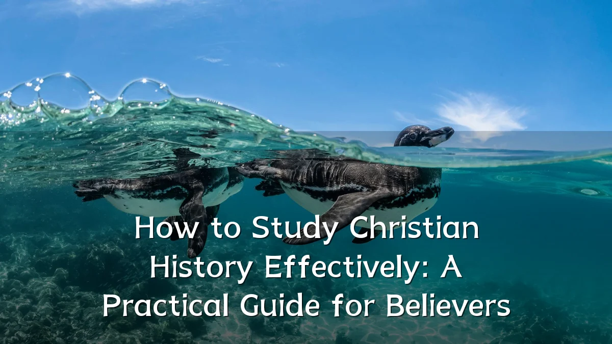 How to Study Christian History Effectively: A Practical Guide for Believers