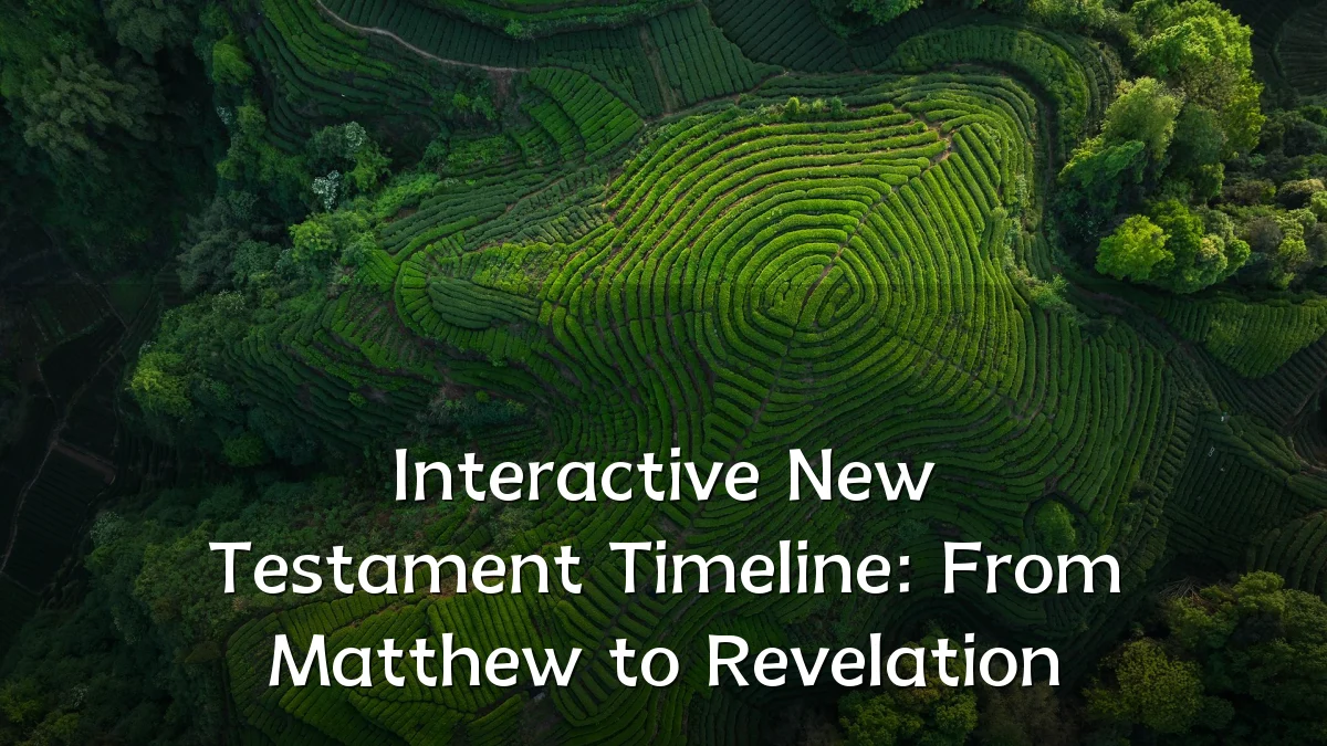 Interactive New Testament Timeline: From Matthew to Revelation