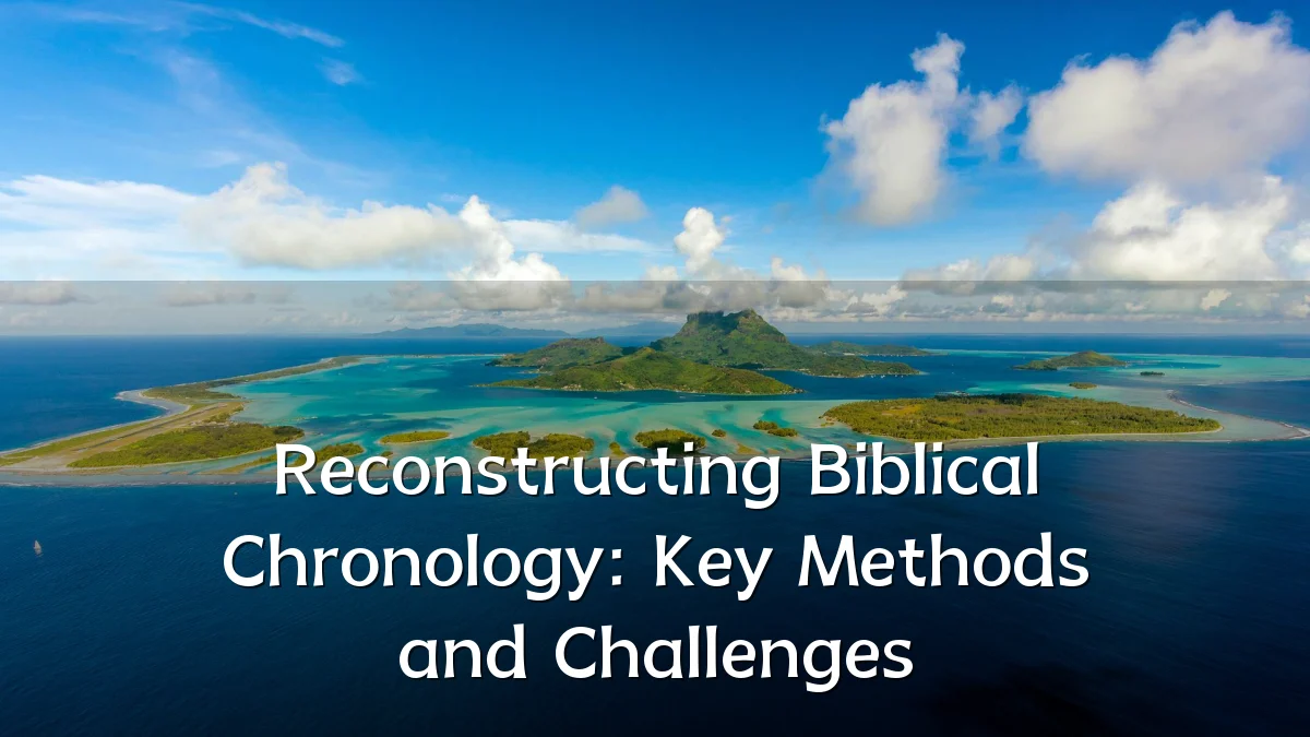 Reconstructing Biblical Chronology: Key Methods and Challenges