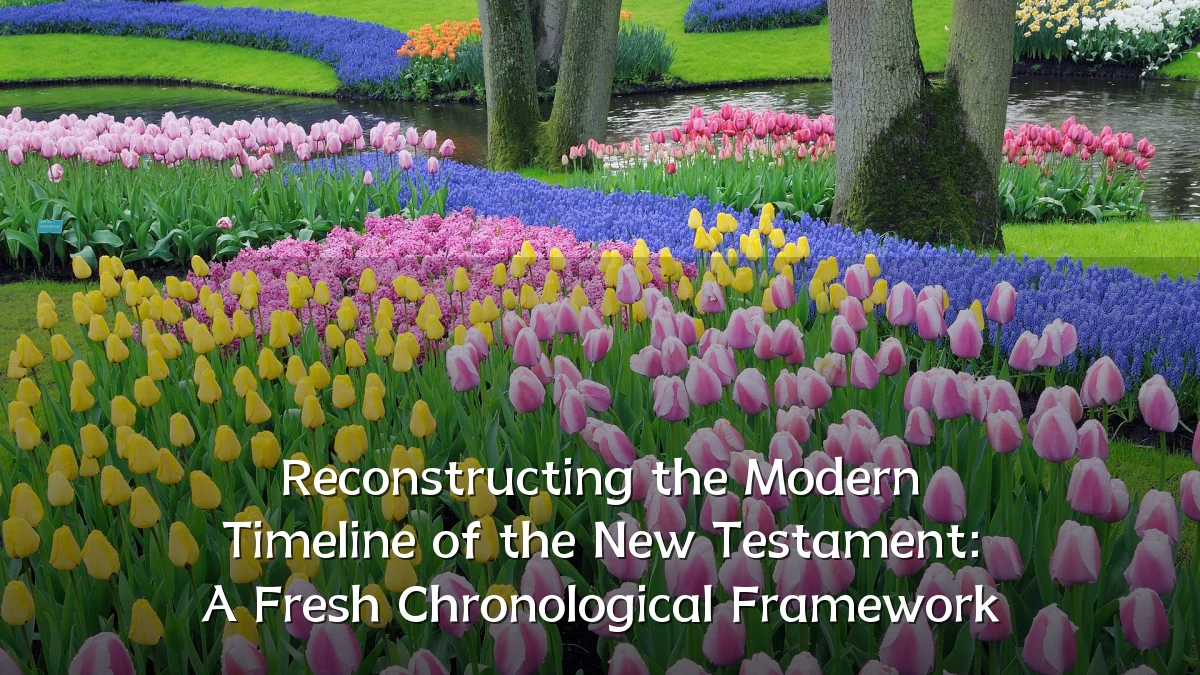 Reconstructing the Modern Timeline of the New Testament: A Fresh Chronological Framework