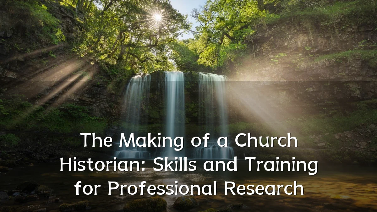 The Making of a Church Historian: Skills and Training for Professional Research