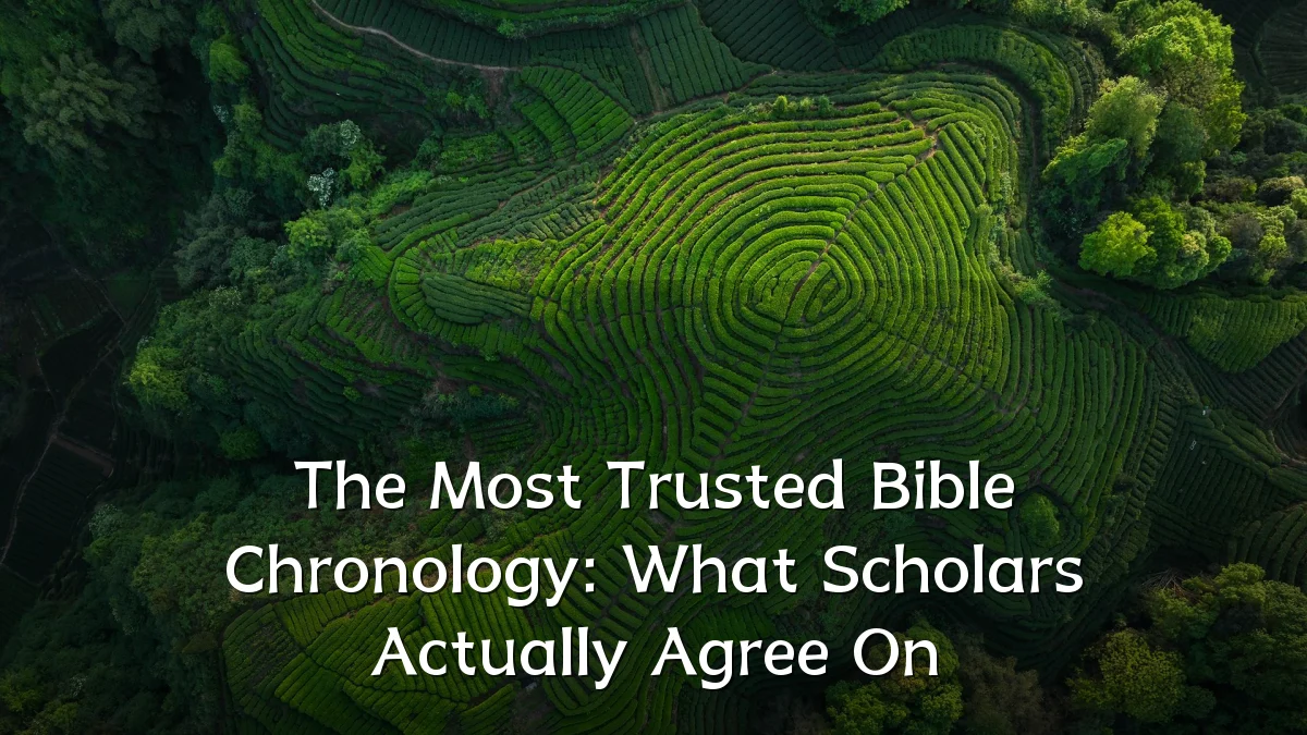 The Most Trusted Bible Chronology: What Scholars Actually Agree On