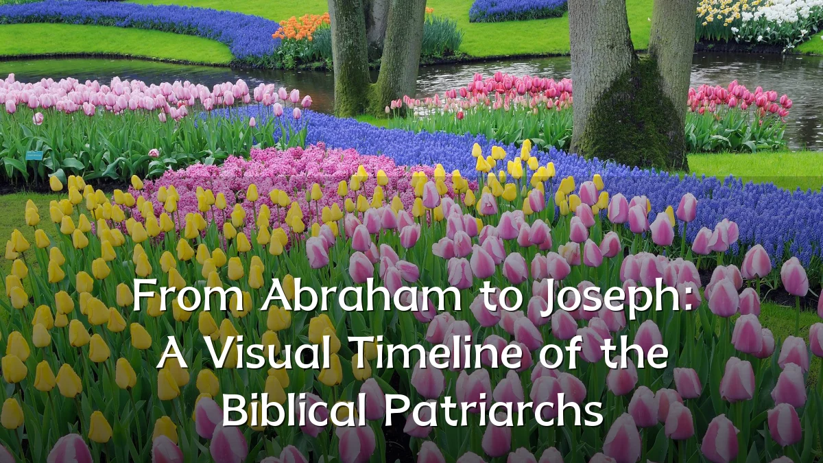 From Abraham to Joseph: A Visual Timeline of the Biblical Patriarchs