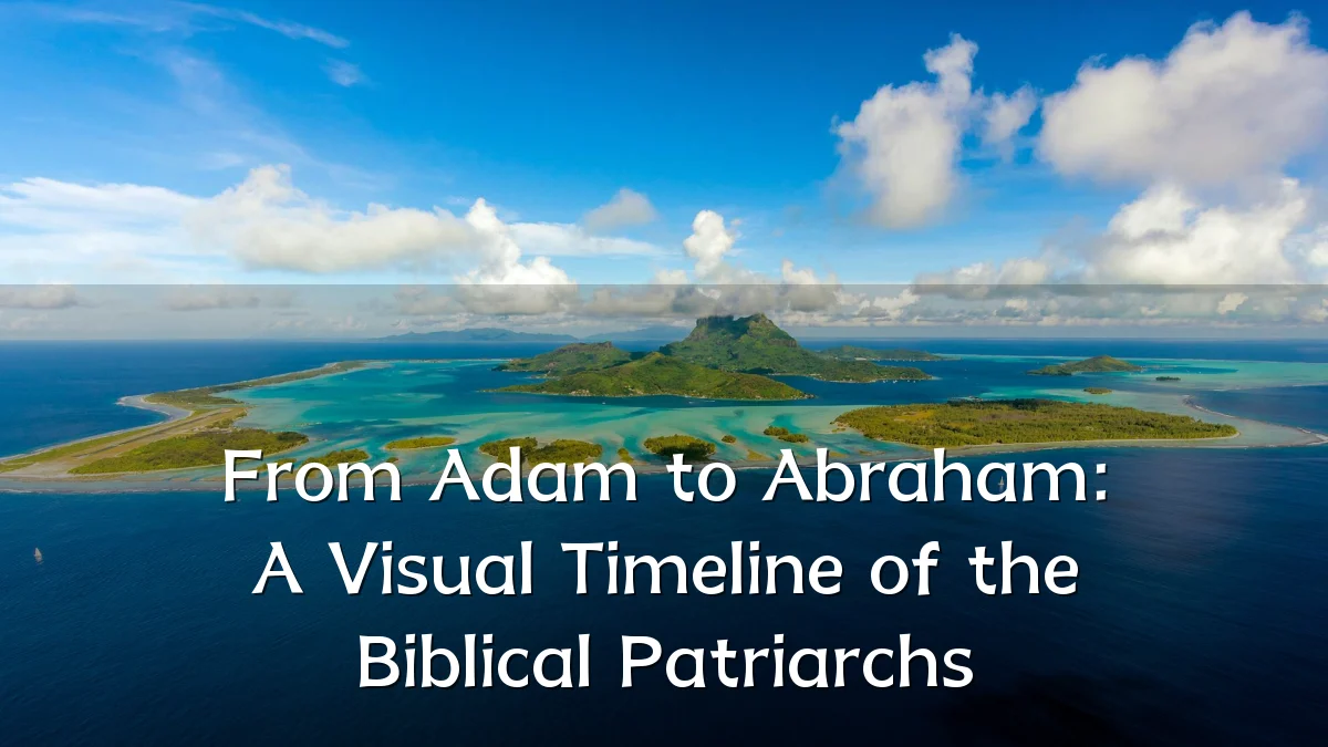 From Adam to Abraham: A Visual Timeline of the Biblical Patriarchs