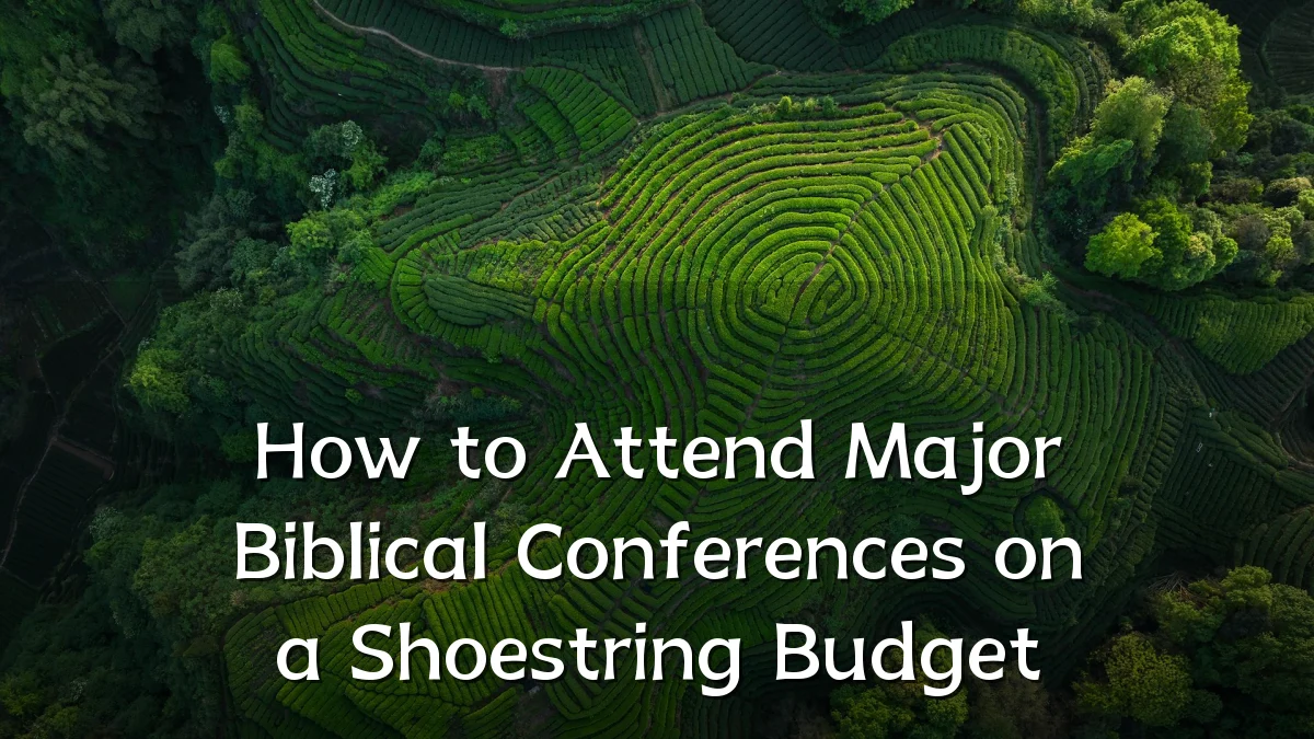 How to Attend Major Biblical Conferences on a Shoestring Budget