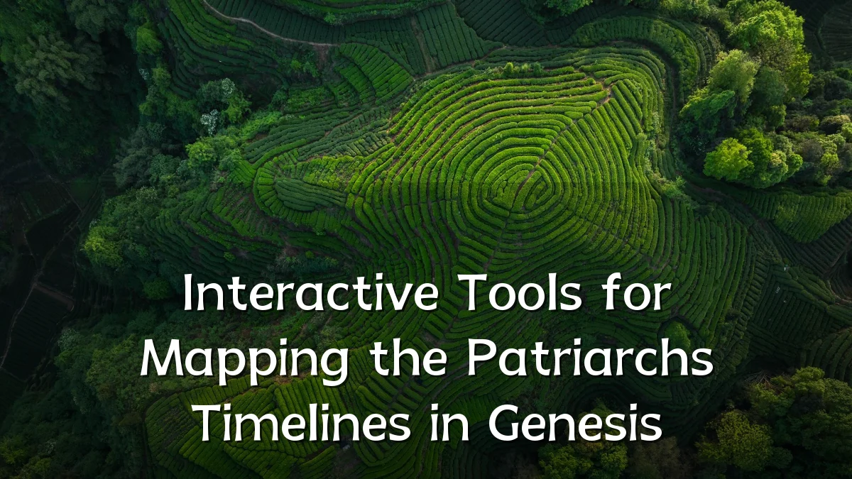 Interactive Tools for Mapping the Patriarchs Timelines in Genesis