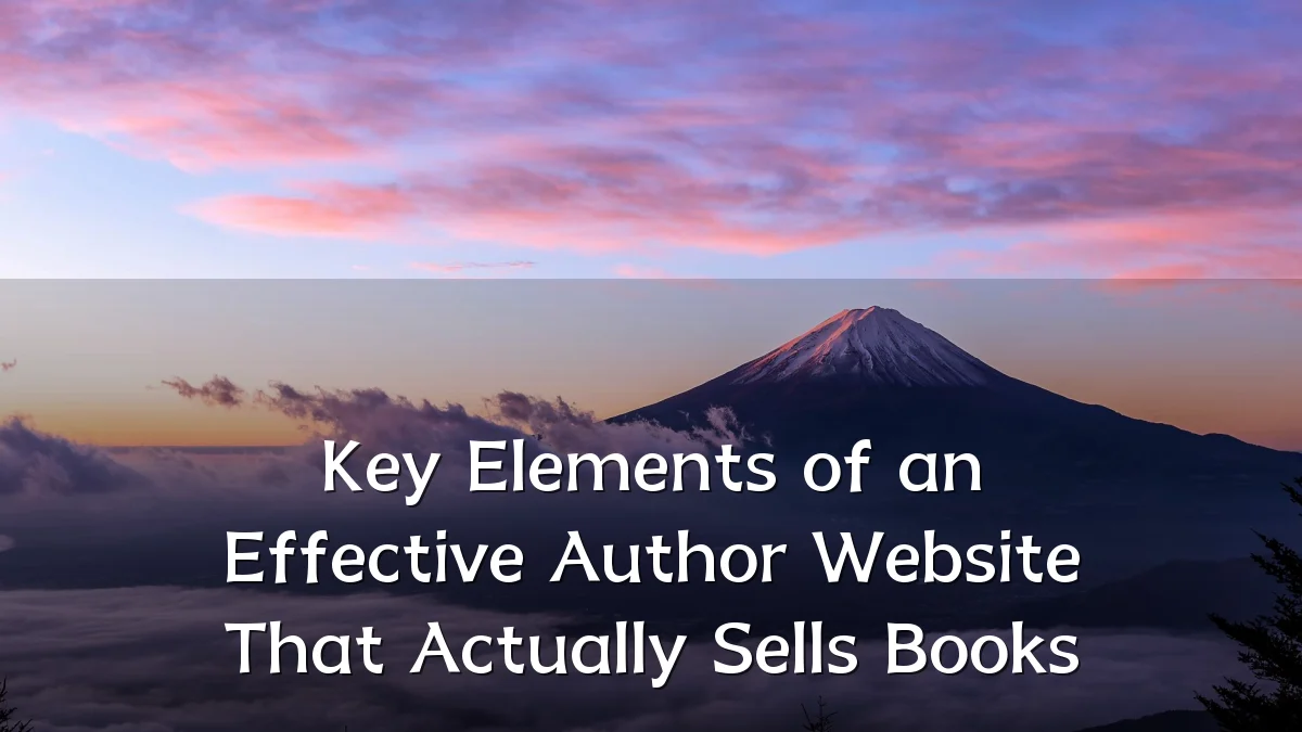 Key Elements of an Effective Author Website That Actually Sells Books