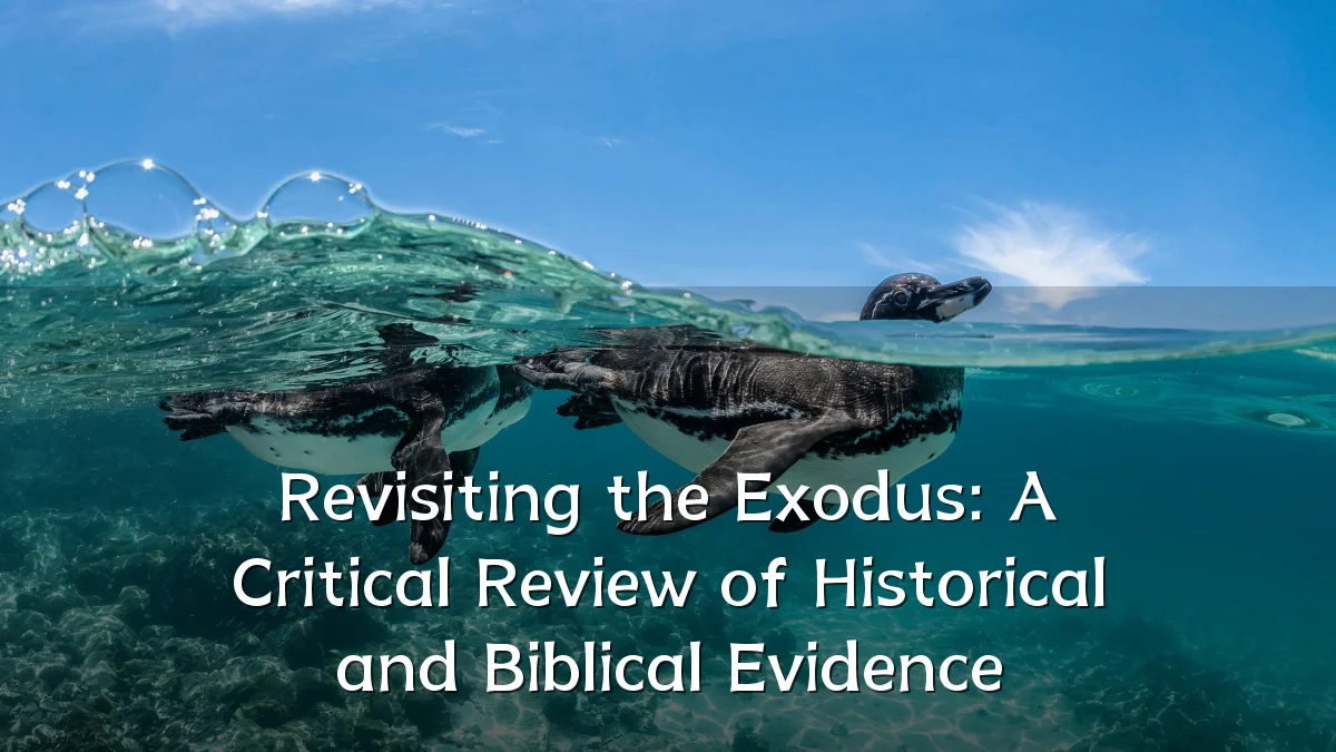 Revisiting the Exodus: A Critical Review of Historical and Biblical Evidence