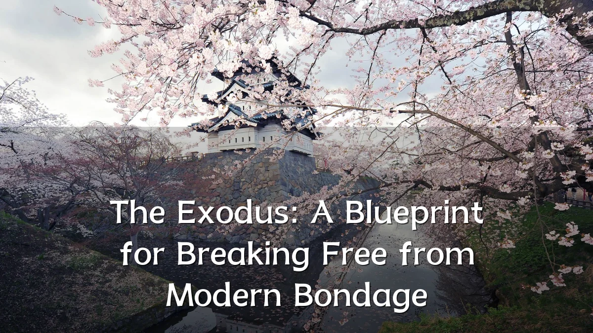 The Exodus: A Blueprint for Breaking Free from Modern Bondage