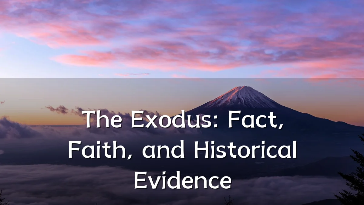 The Exodus: Fact, Faith, and Historical Evidence