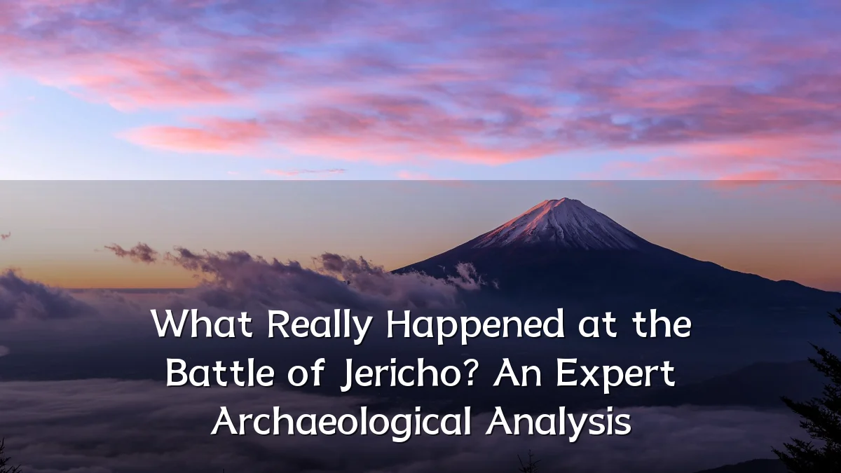 What Really Happened at the Battle of Jericho? An Expert Archaeological Analysis