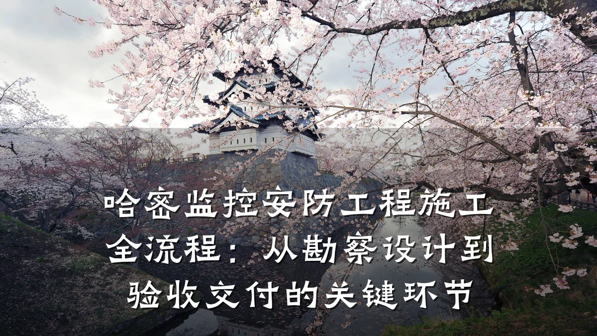 哈密监控安防工程施工全流程:从勘察设计到验收交付的关键环节
